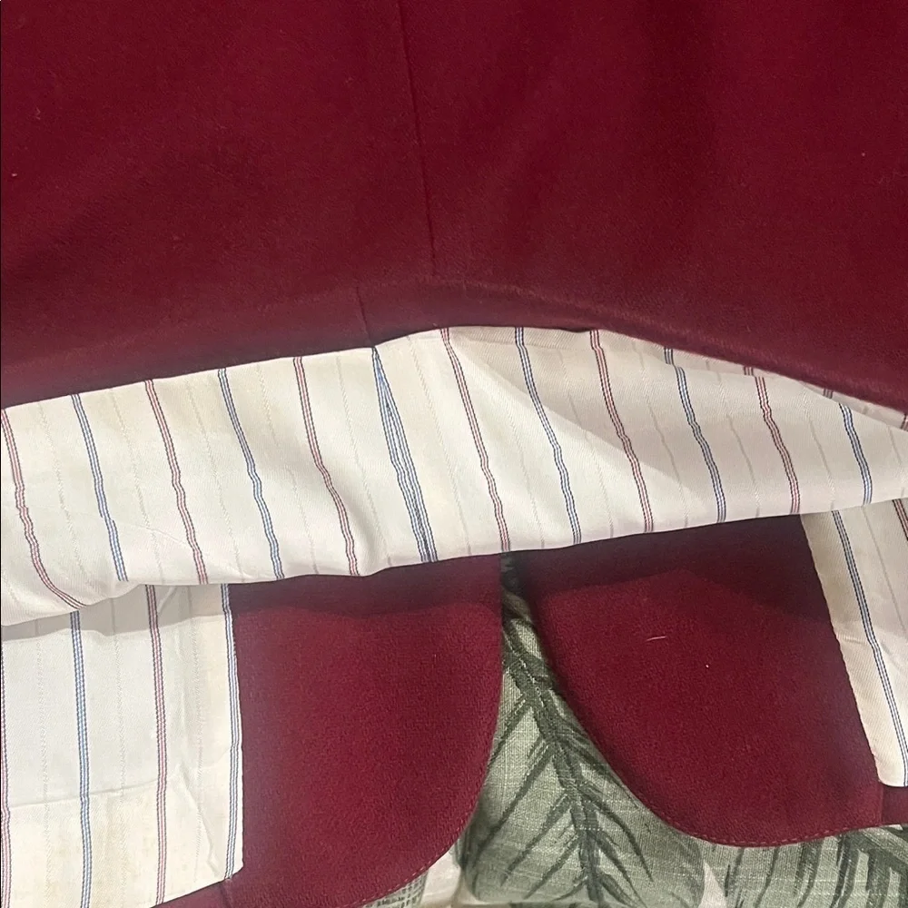 Vintage 100% Pure Wool Charter Club Burgundy Blazer